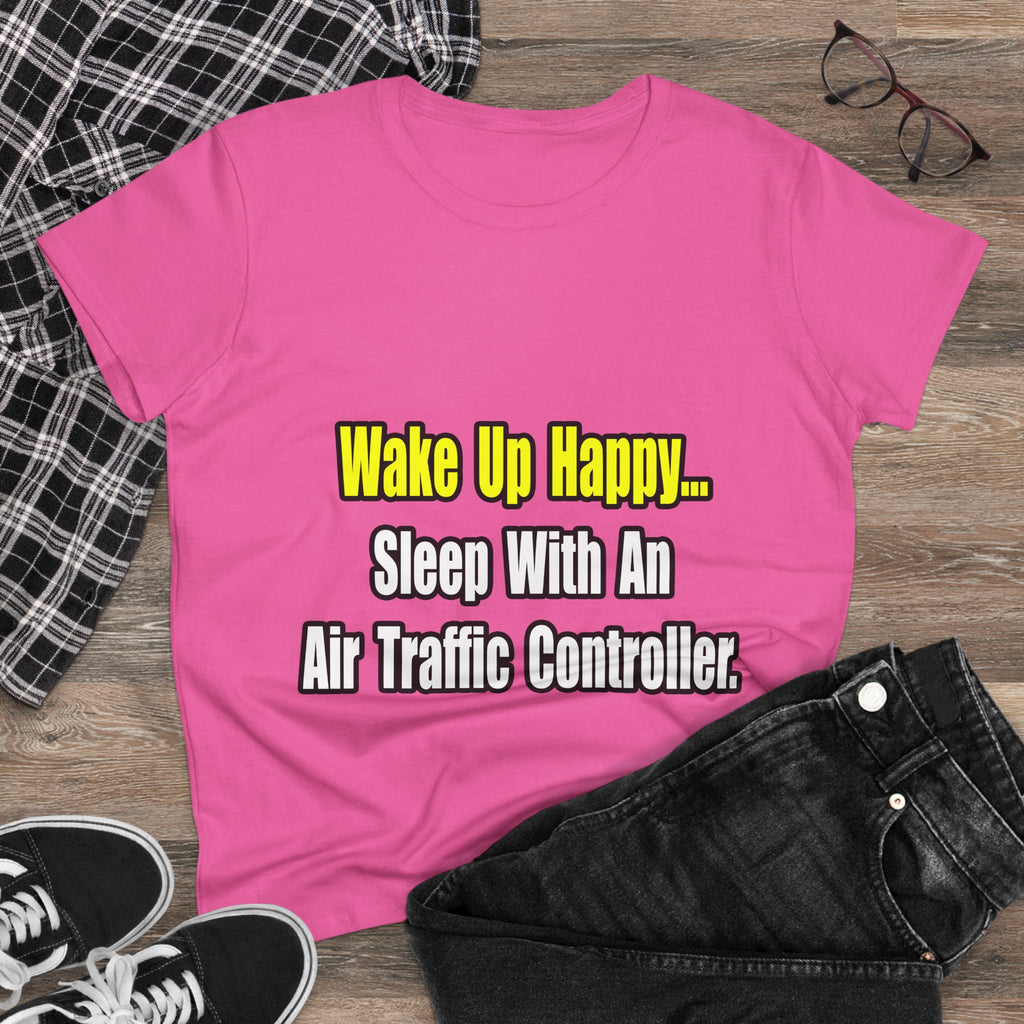 Sleep With An Air Traffic Controller - Women's Midweight Cotton Tee
