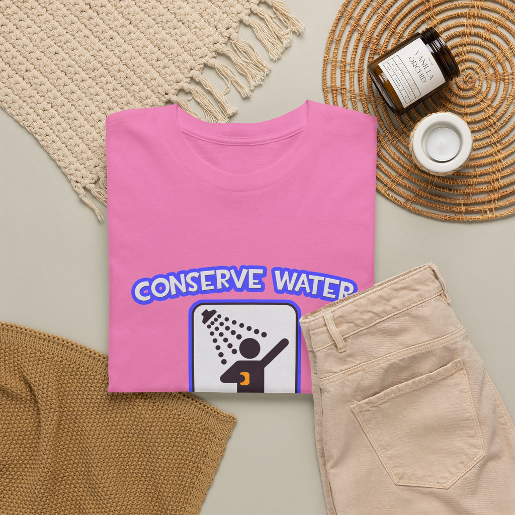 Conserve Water .. Shower With a Doctor - Unisex Heavy Cotton Tee