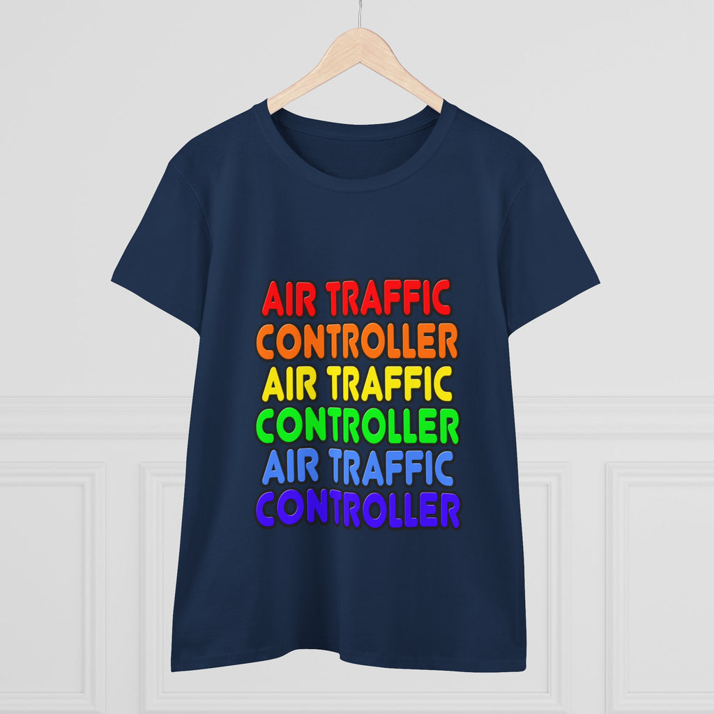 Rainbow Air Traffic Controller - Women's Midweight Cotton Tee