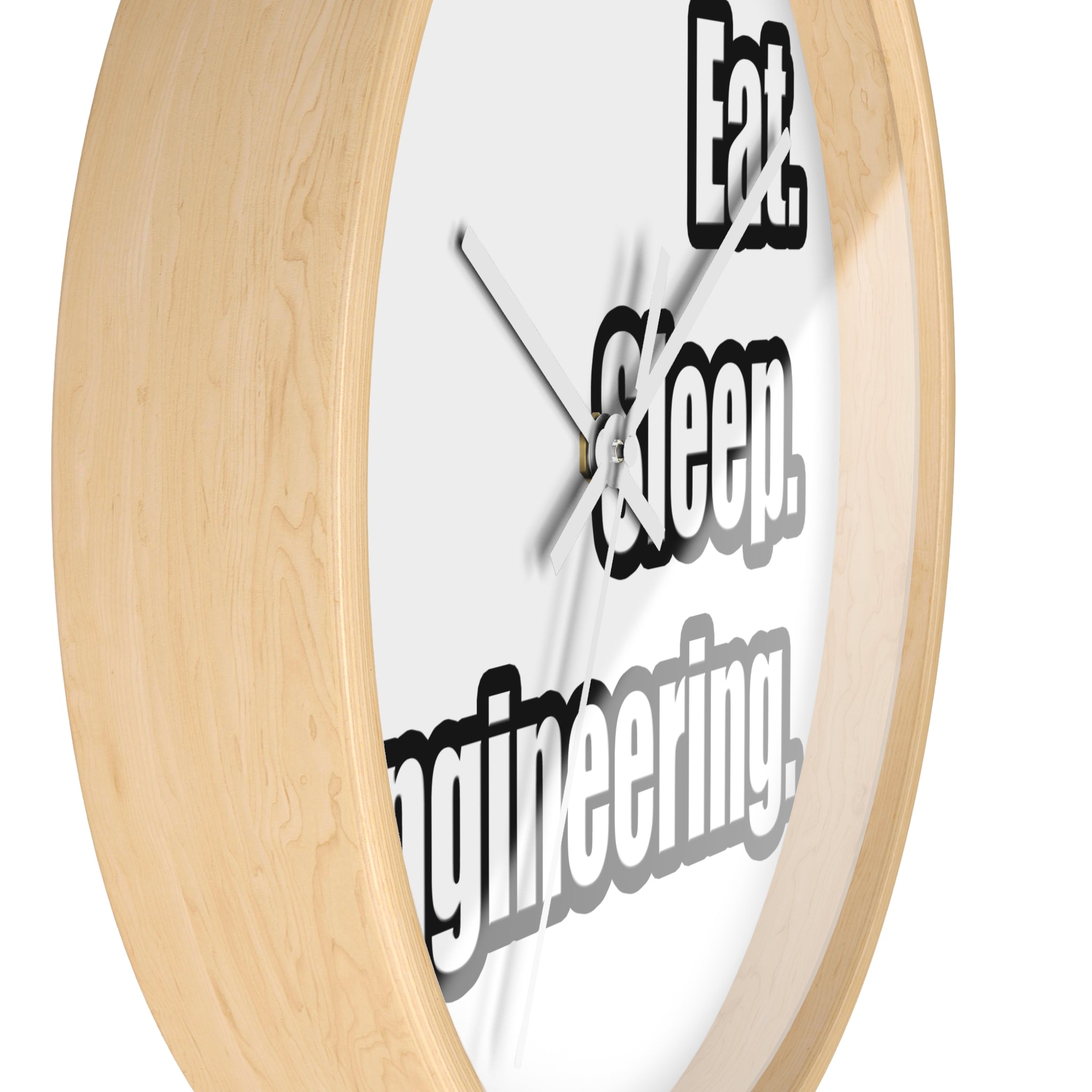 Eat. Sleep. Engineering - Wall Clock