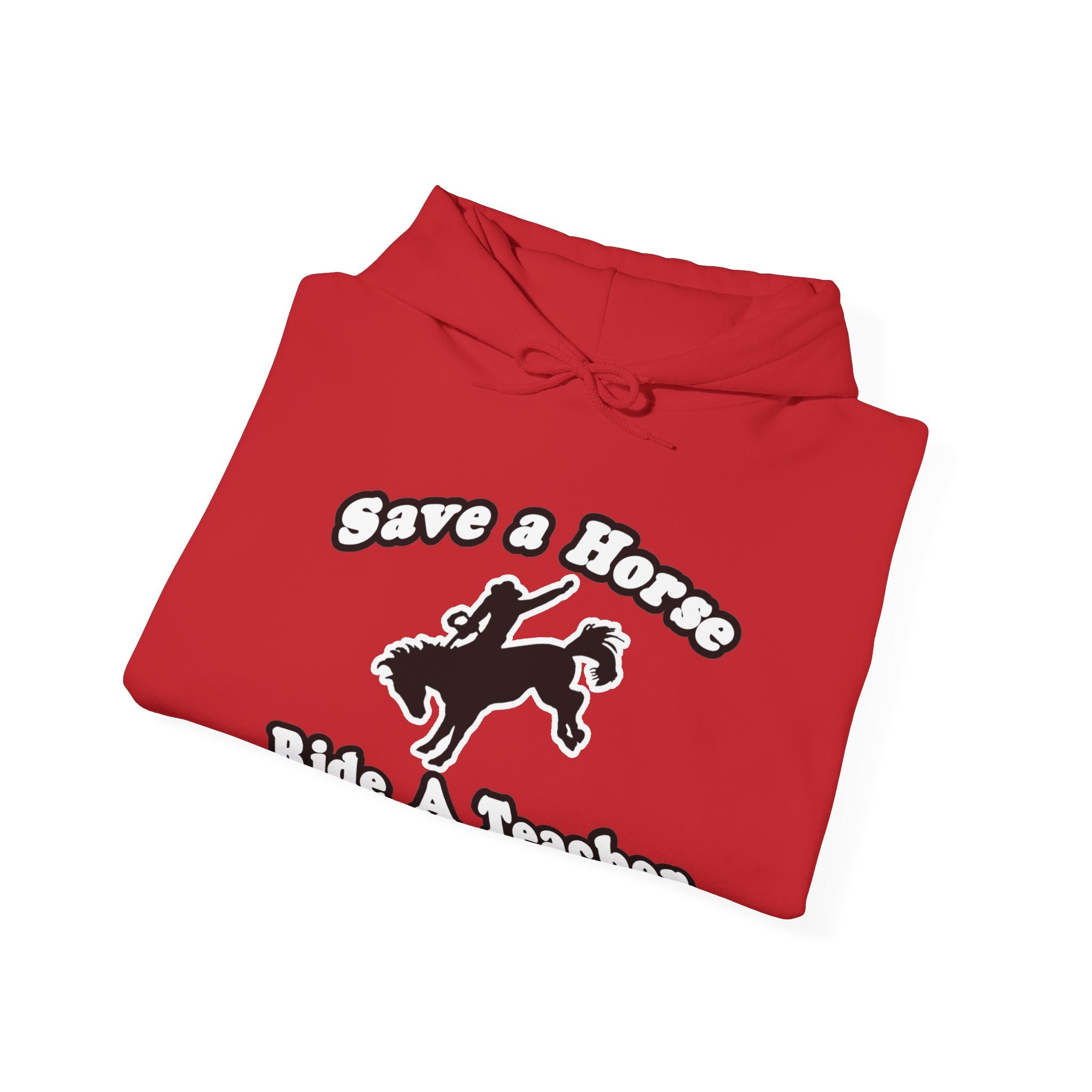 save horse ride teacher - Unisex Heavy Blend™ Hooded Sweatshirt