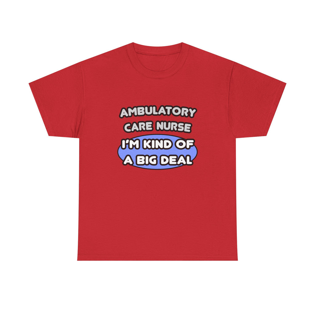 Ambulatory Care Nurse ... I'm Kind of a Big Deal - Unisex Heavy Cotton Tee