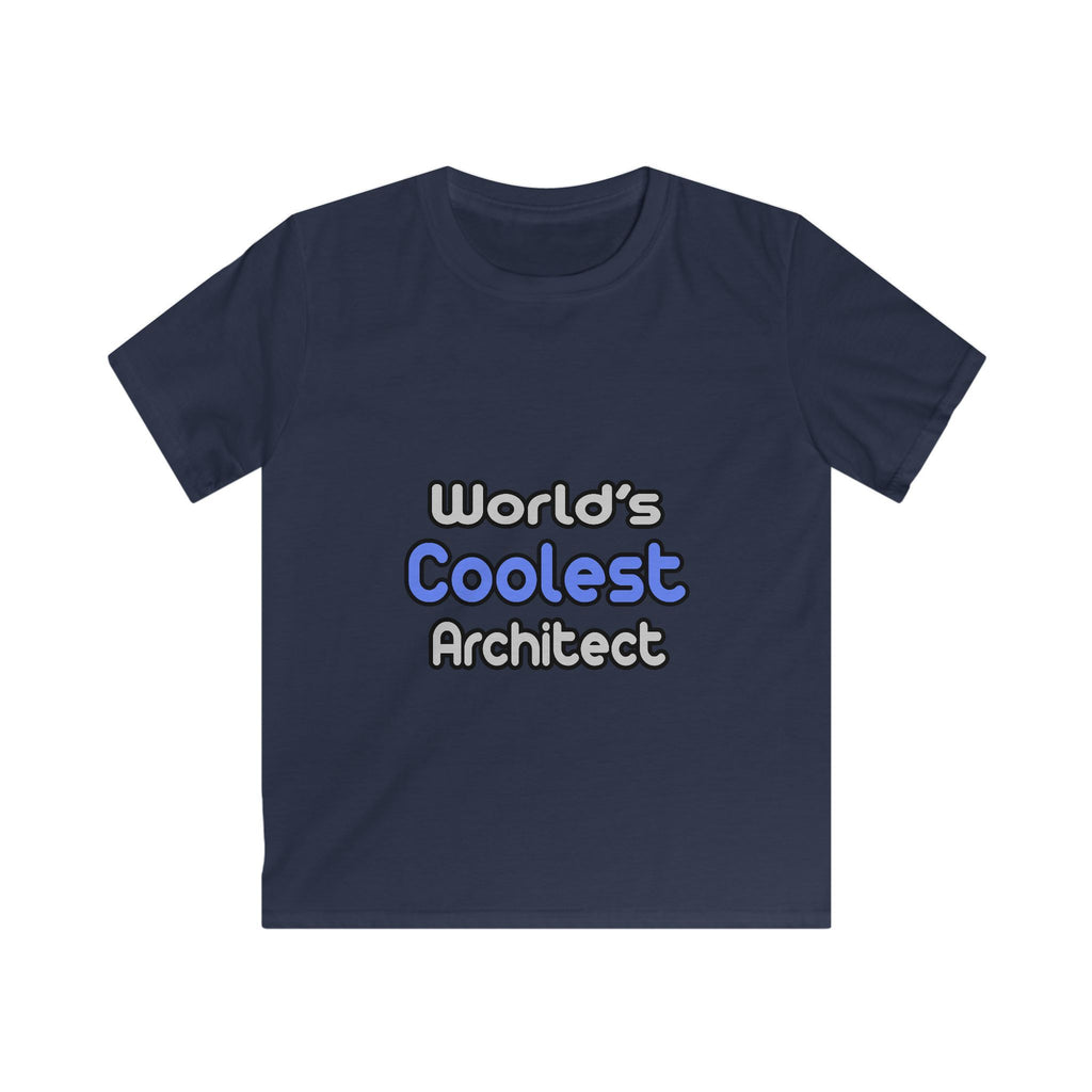 World's Coolest Architect - Kids Softstyle Tee