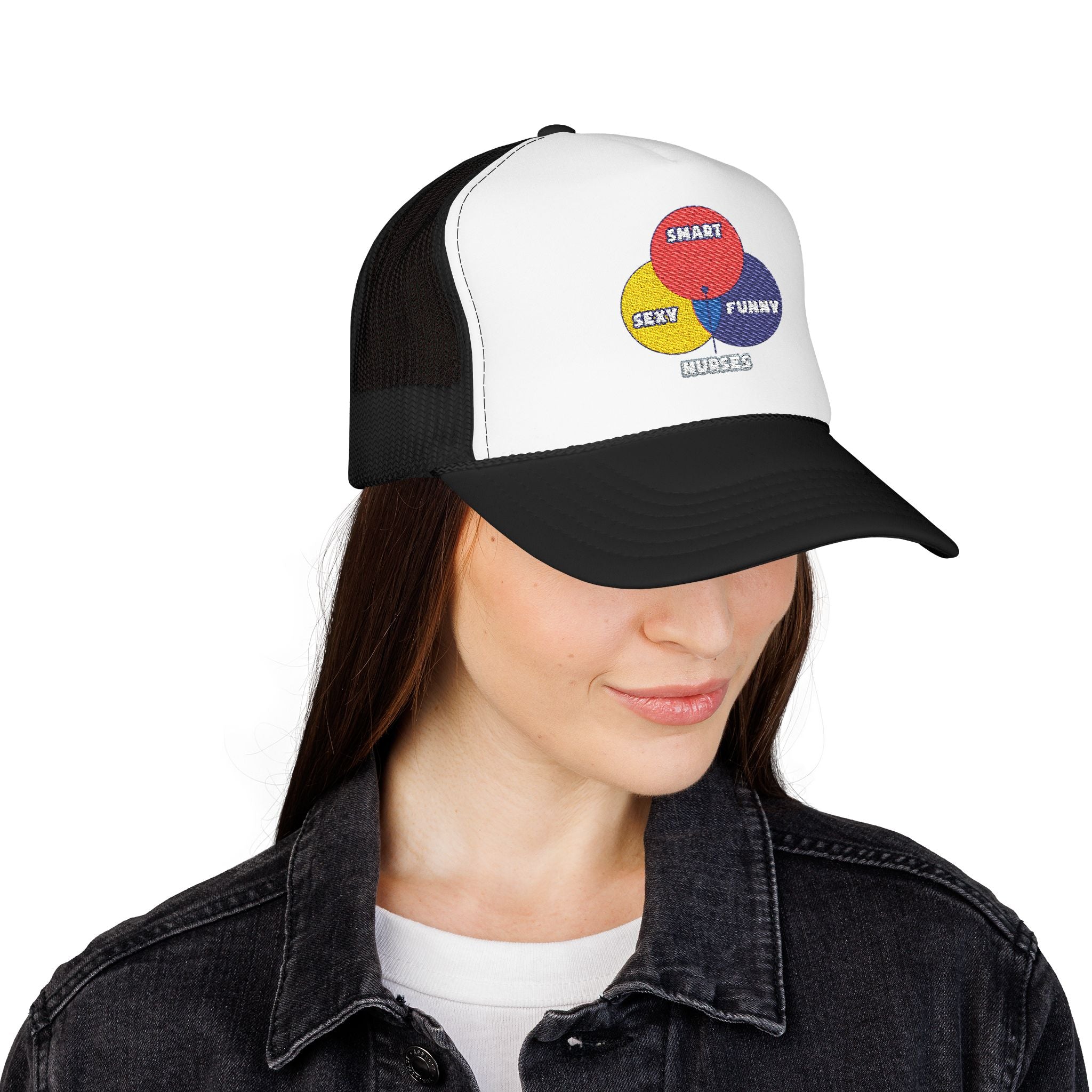 Venn Diagram .. Nurses - Foam Trucker Hat