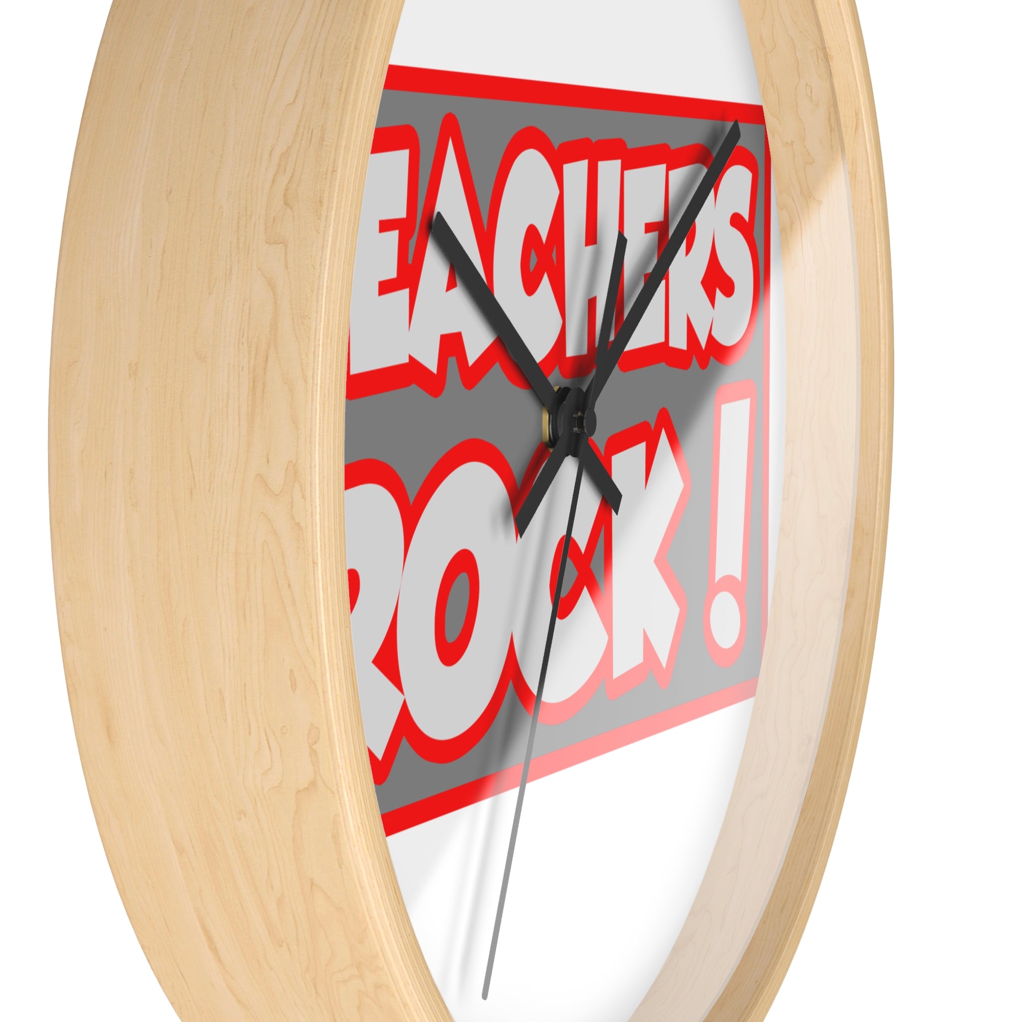 Teachers Rock! - Wall Clock