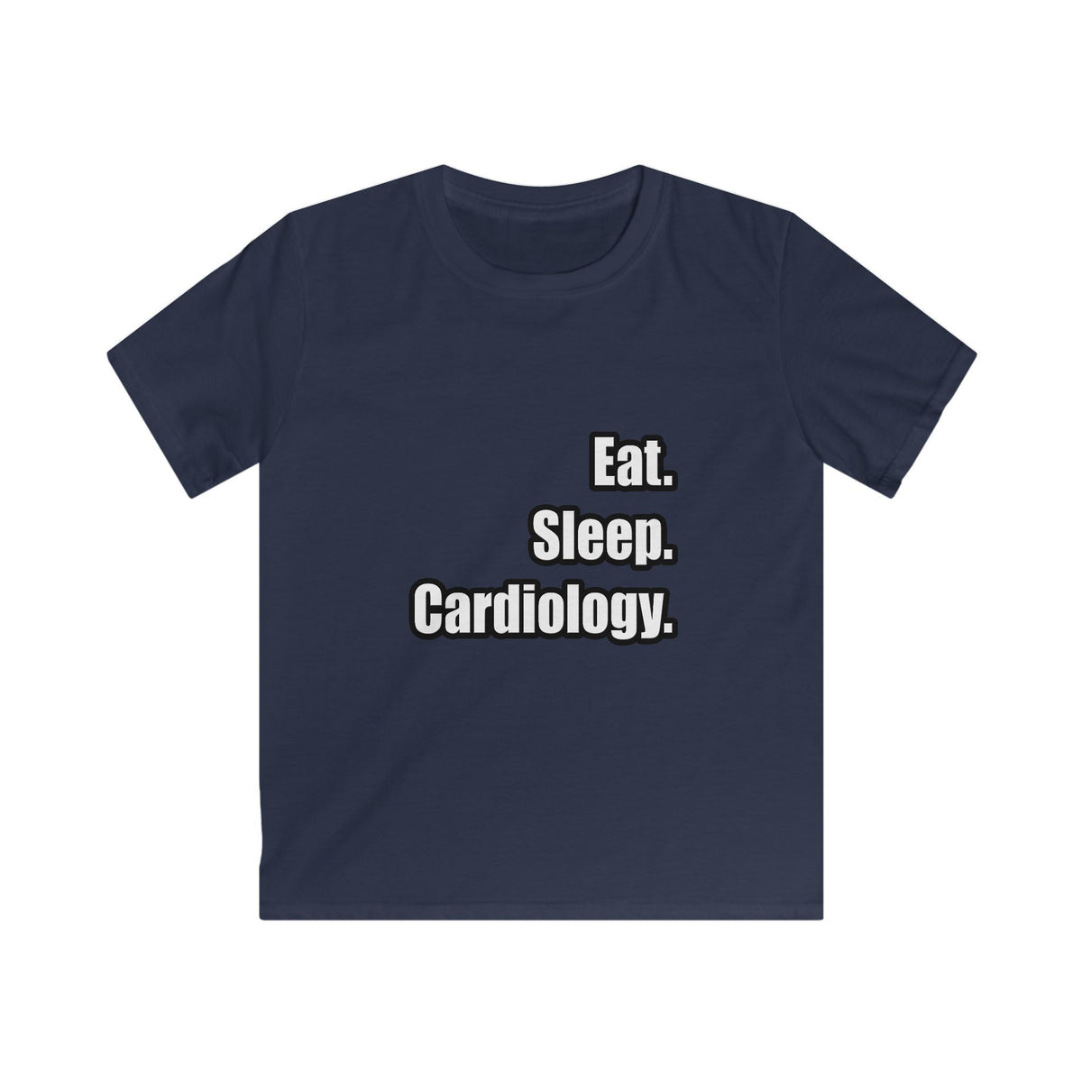 Eat. Sleep. Cardiology - Kids Softstyle Tee