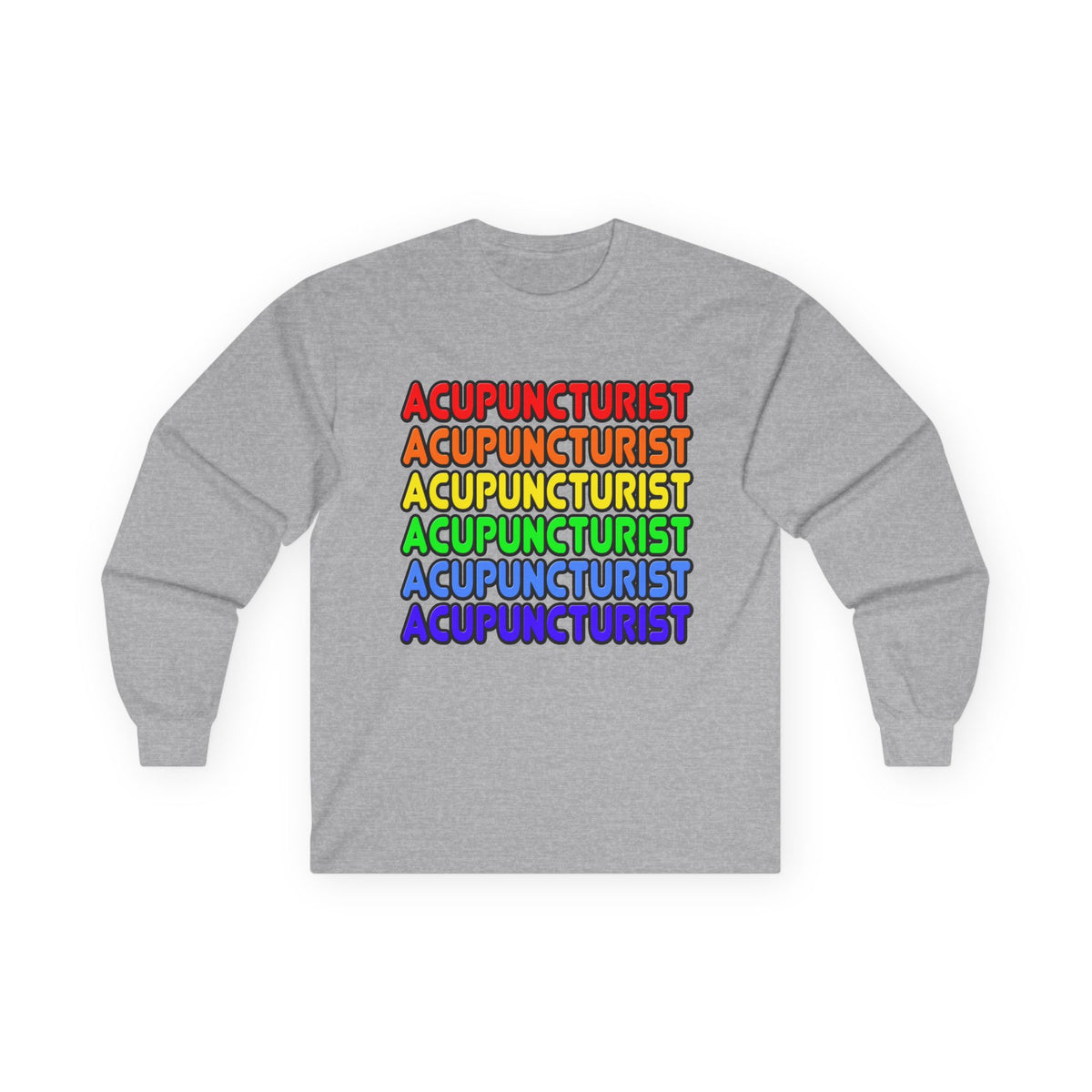 Rainbow Acupuncturist - Unisex Ultra Cotton Long Sleeve Tee
