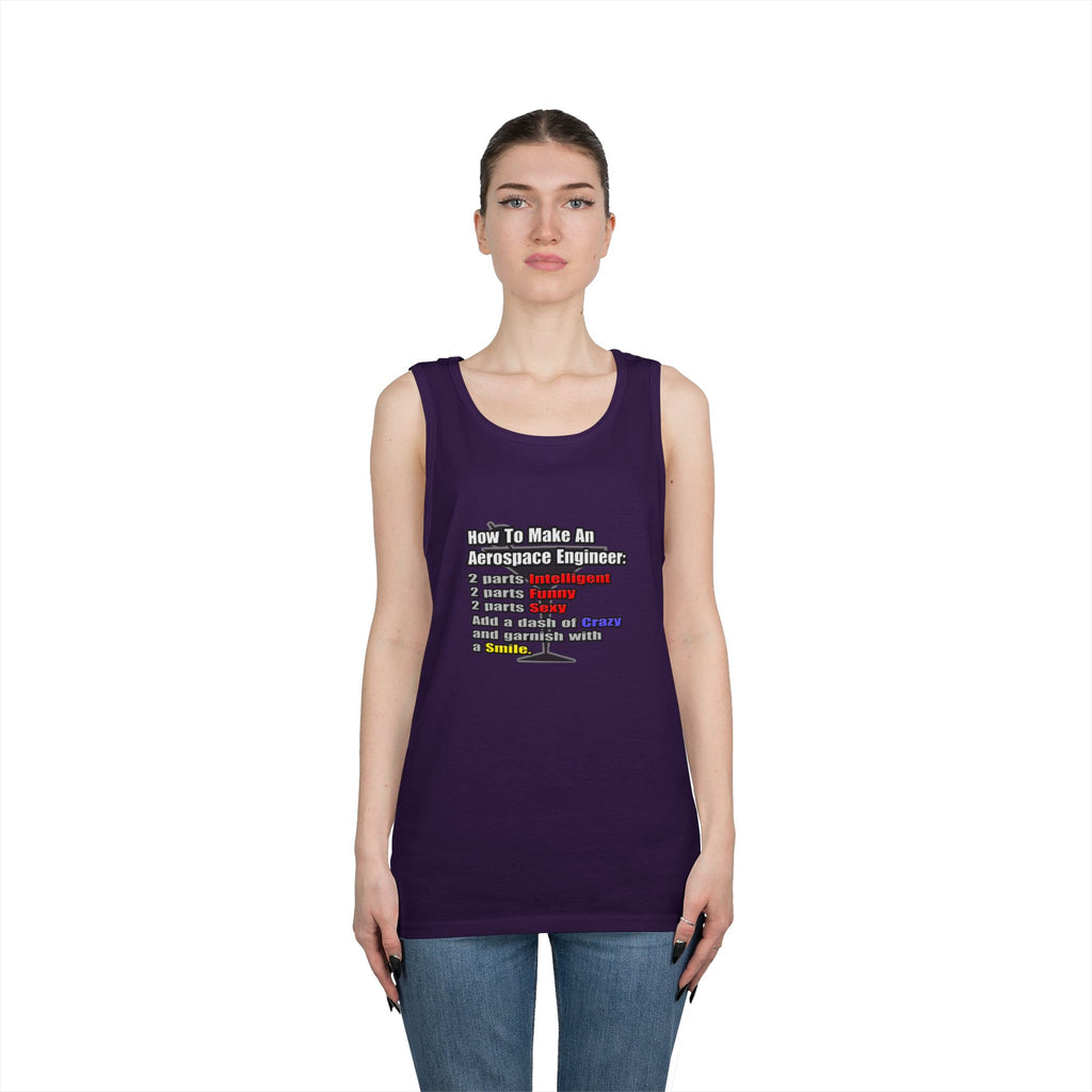 How To Make an Aerospace Engineer - Unisex Heavy Cotton Tank Top