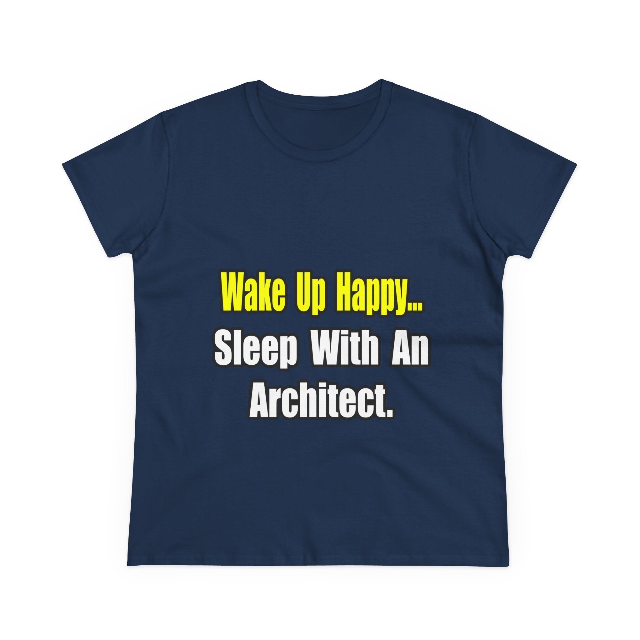 Sleep With an Architect - Women's Midweight Cotton Tee