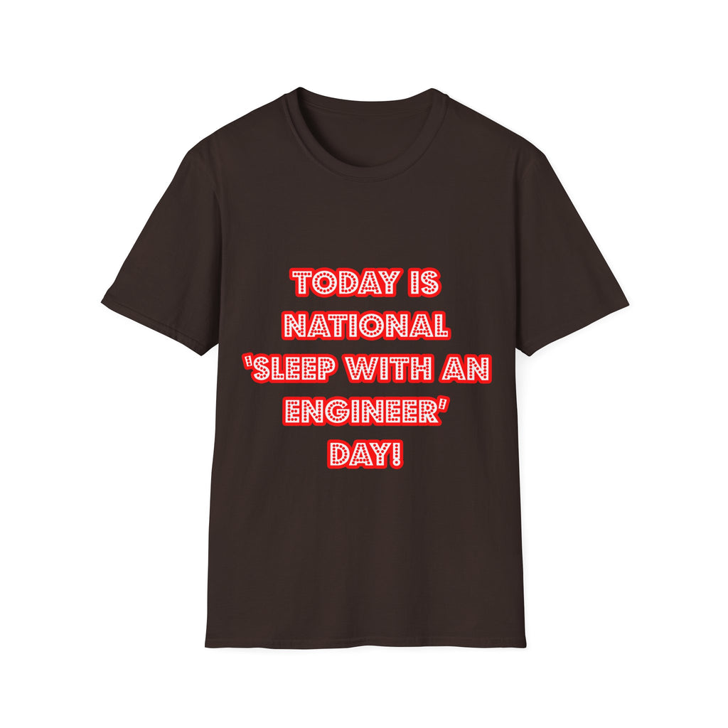 National 'Sleep With an Engineer' Day - Unisex Softstyle T-Shirt