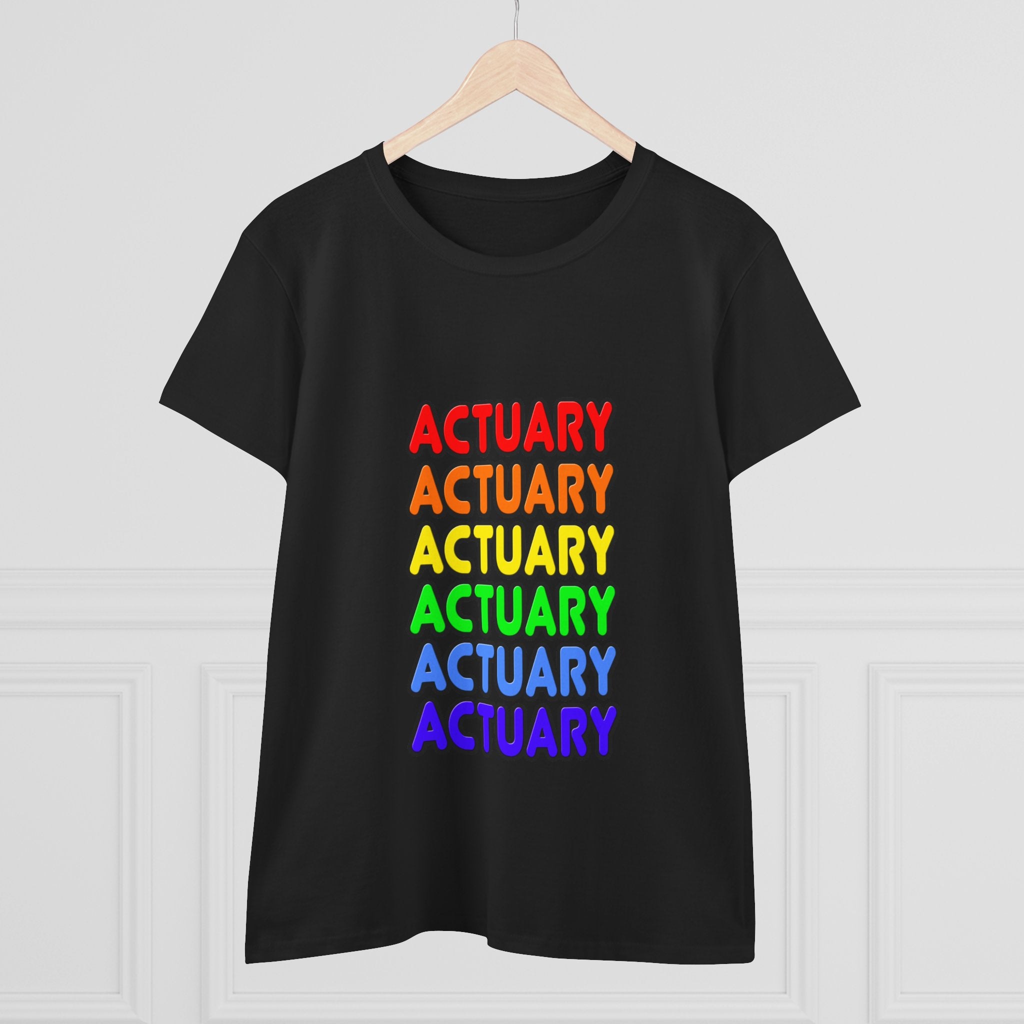 Rainbow Actuary - Women's Midweight Cotton Tee