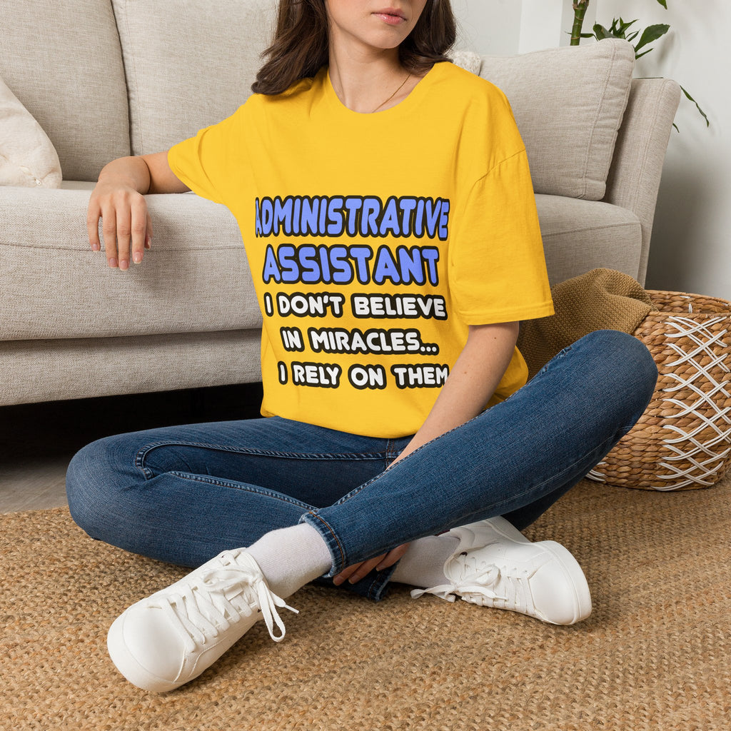 Miracles and Administrative Assistants - Unisex Softstyle T-Shirt