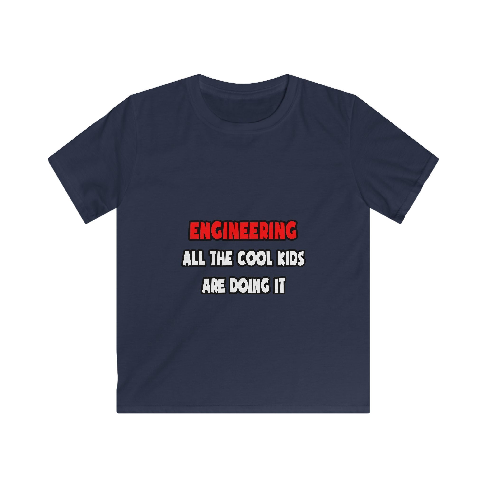 Funny Engineer Shirts and Gifts - Kids Softstyle Tee