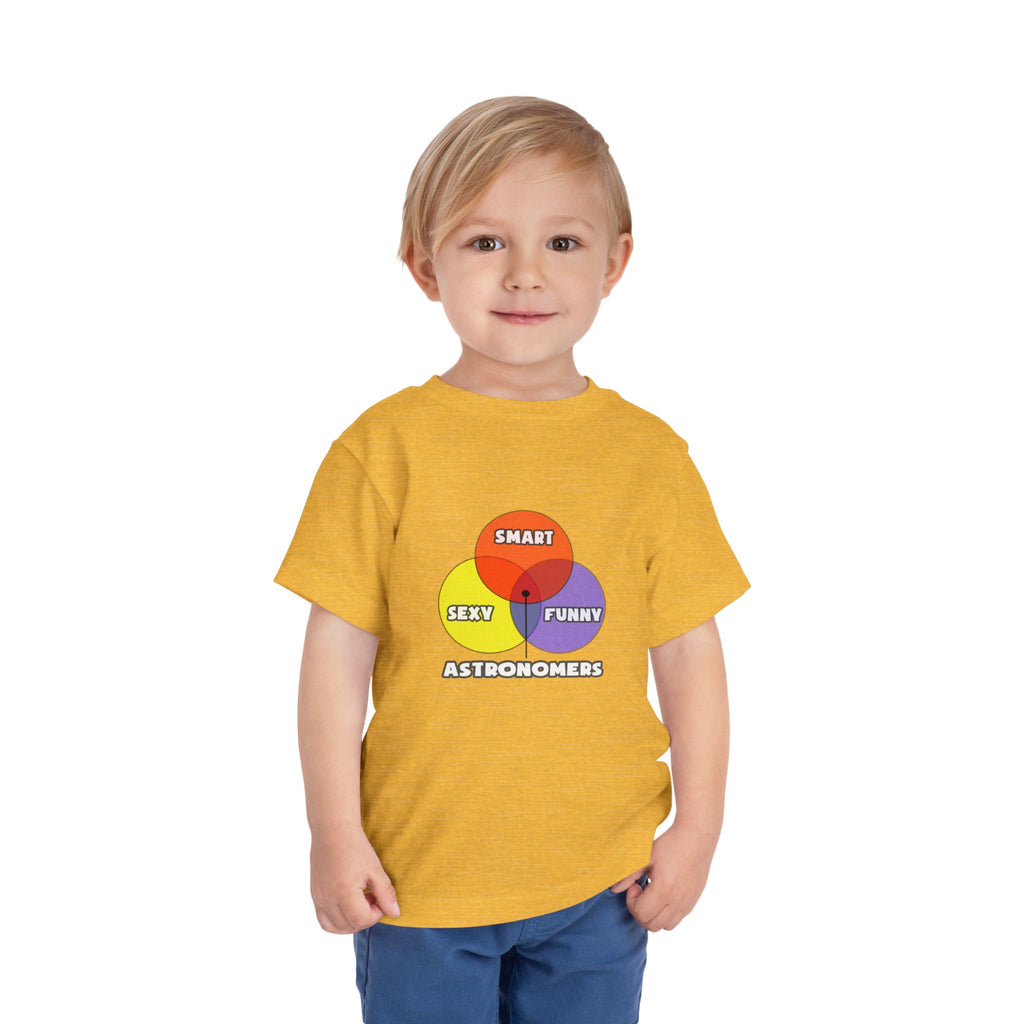 Venn Diagram .. Astronomers - Toddler Short Sleeve Tee