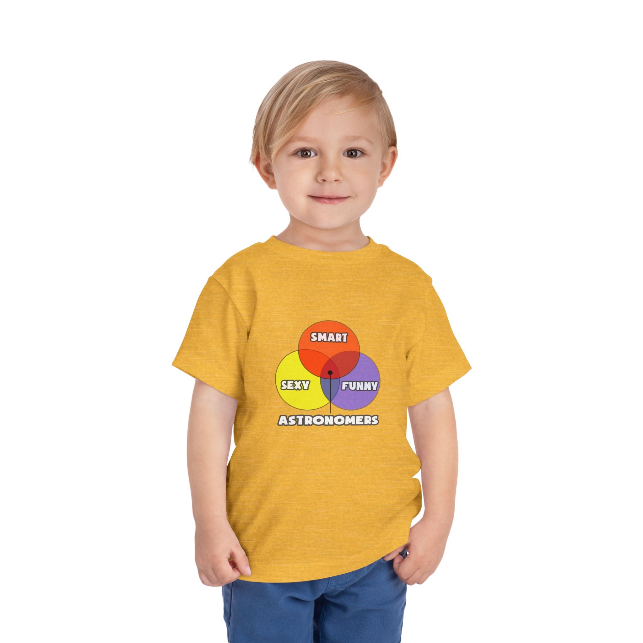 Venn Diagram .. Astronomers - Toddler Short Sleeve Tee