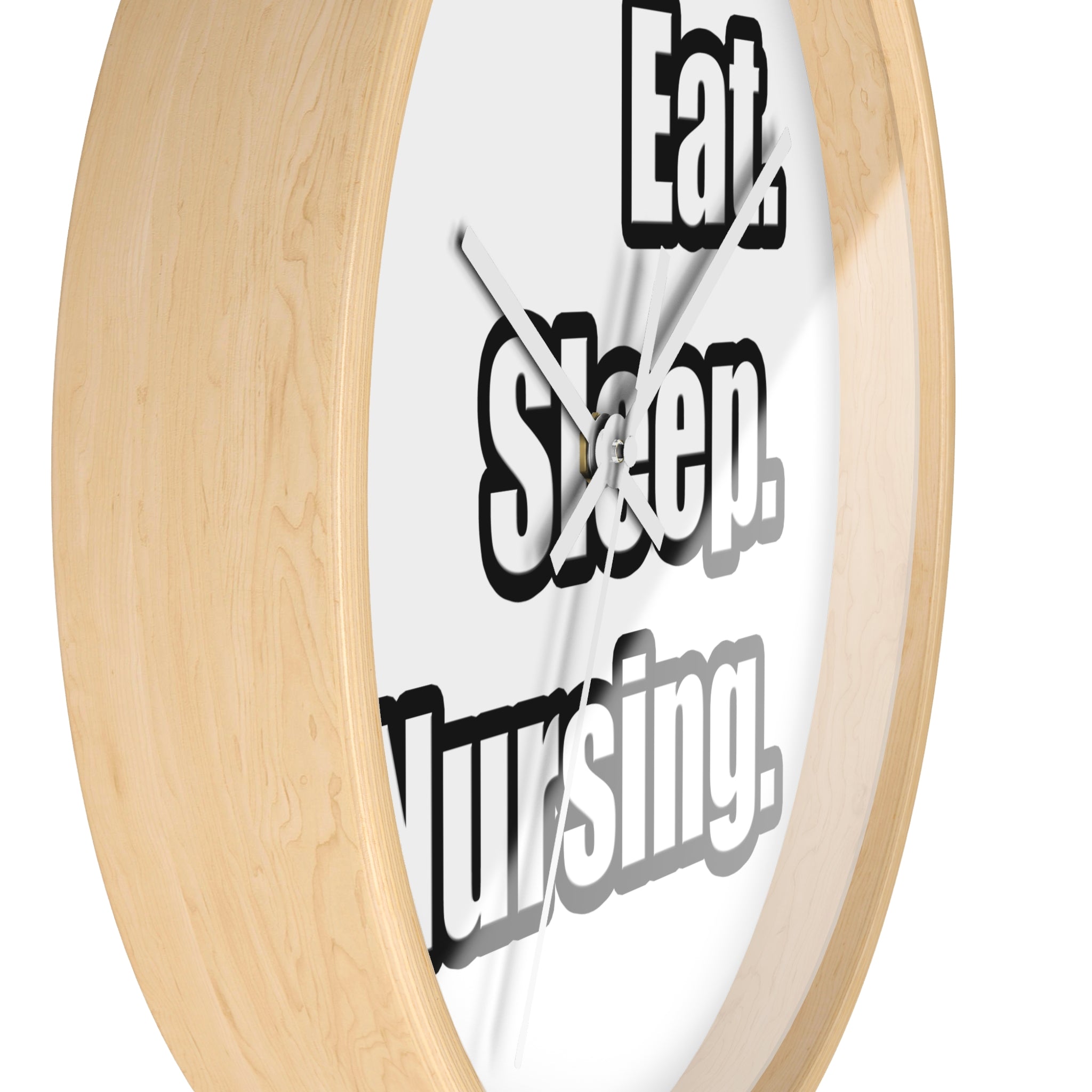 Eat. Sleep. Nursing. - Wall Clock
