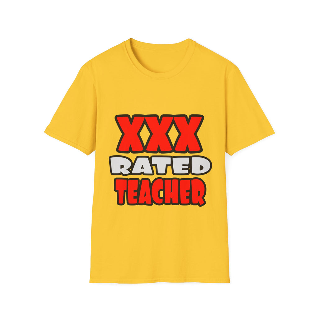 XXX Rated Teacher - Unisex Softstyle T-Shirt