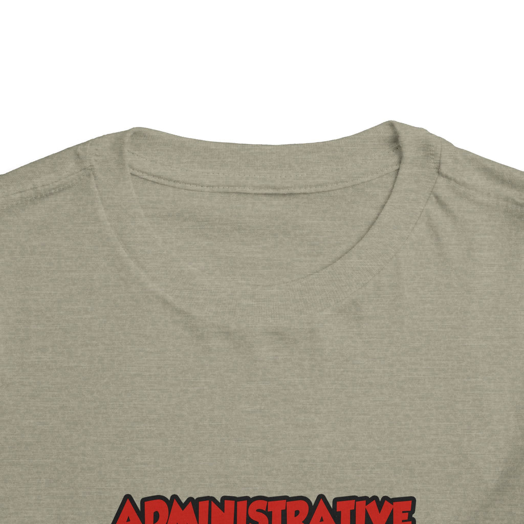 Admin Assistant ... Will Work For Wine - Toddler Short Sleeve Tee
