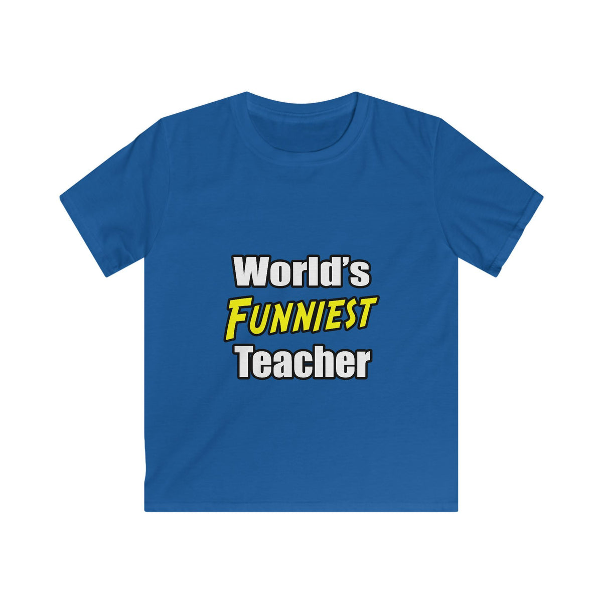 World's Funniest Teacher - Kids Softstyle Tee