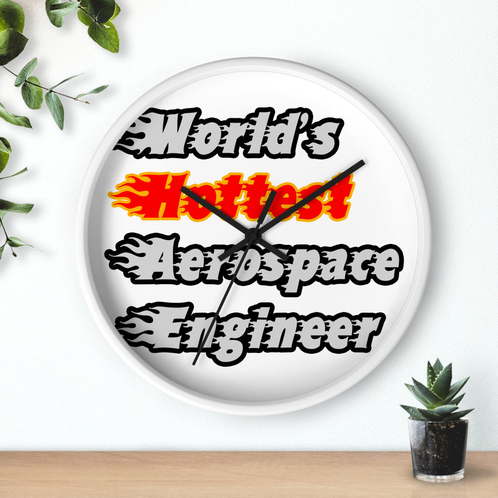 World's Hottest Aerospace Engineer - Wall Clock