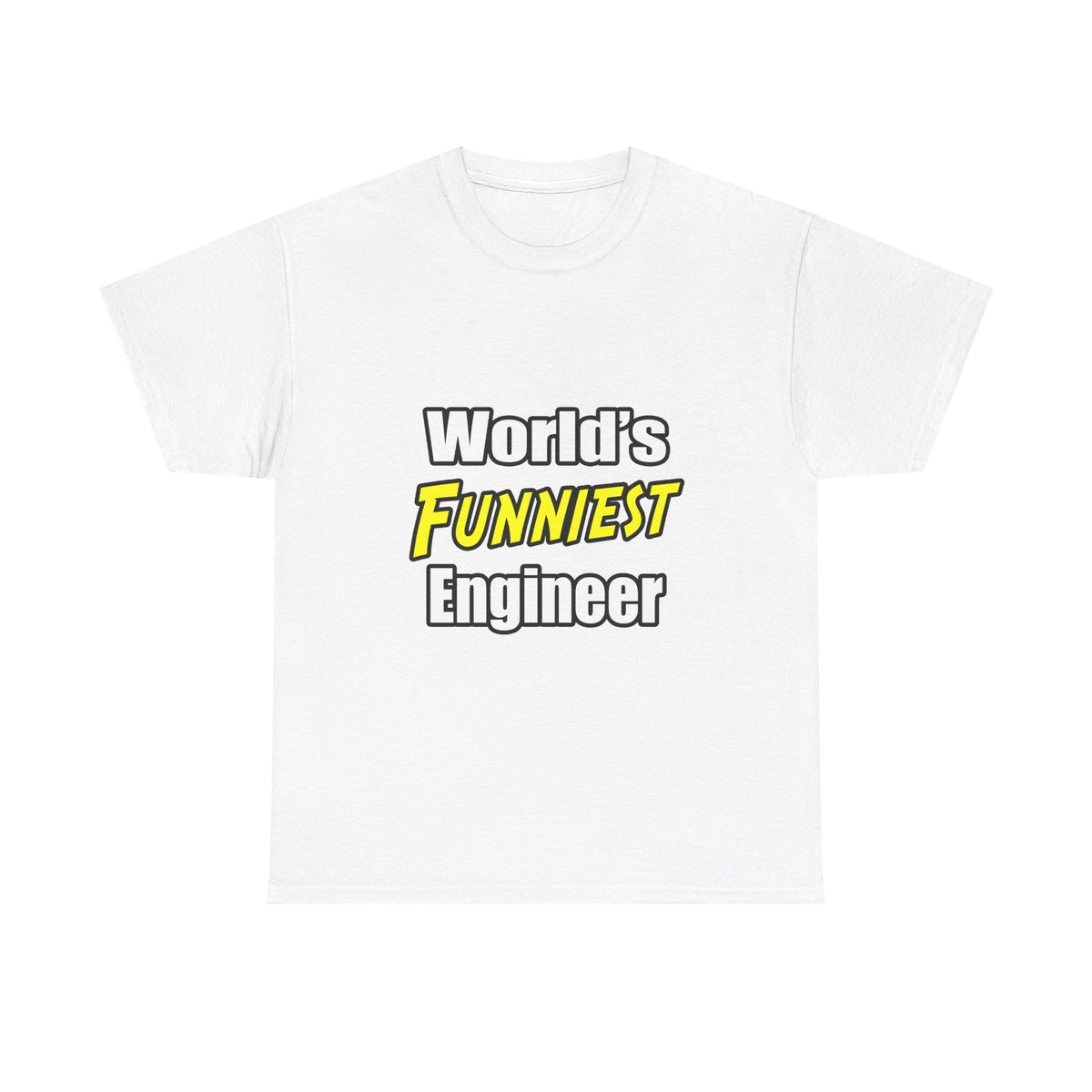 World's Funniest Engineer - Unisex Heavy Cotton Tee
