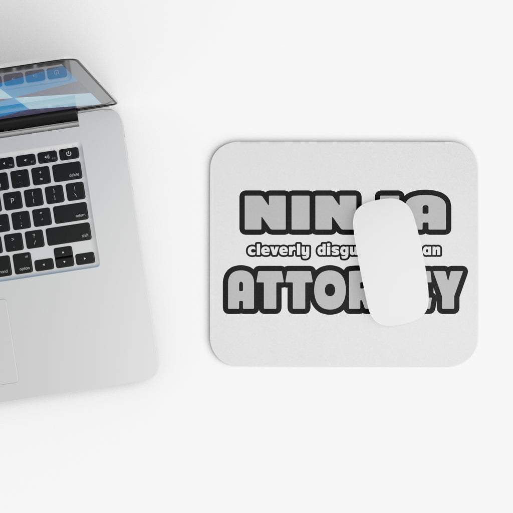 Ninja Cleverly Disguised As An Attorney - Mouse Pad (Rectangle)