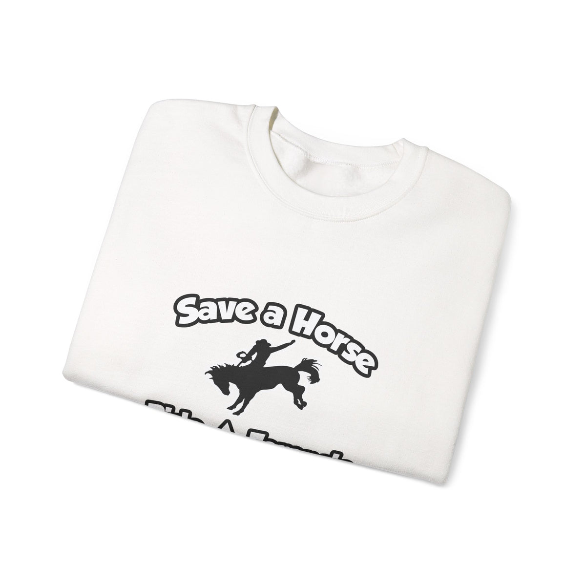 Save a Horse, Ride a Forensic Nurse - Unisex Heavy Blend™ Crewneck Sweatshirt