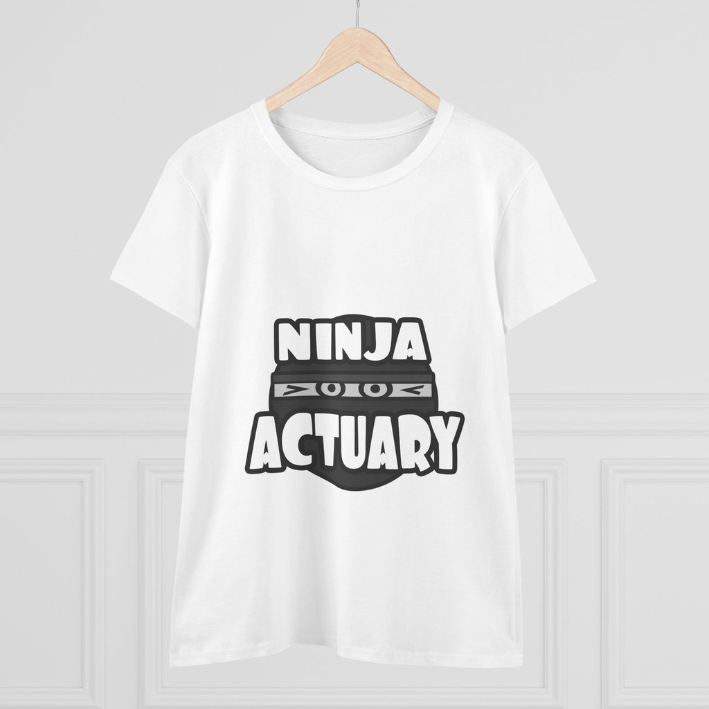 Ninja Actuary - Women's Midweight Cotton Tee