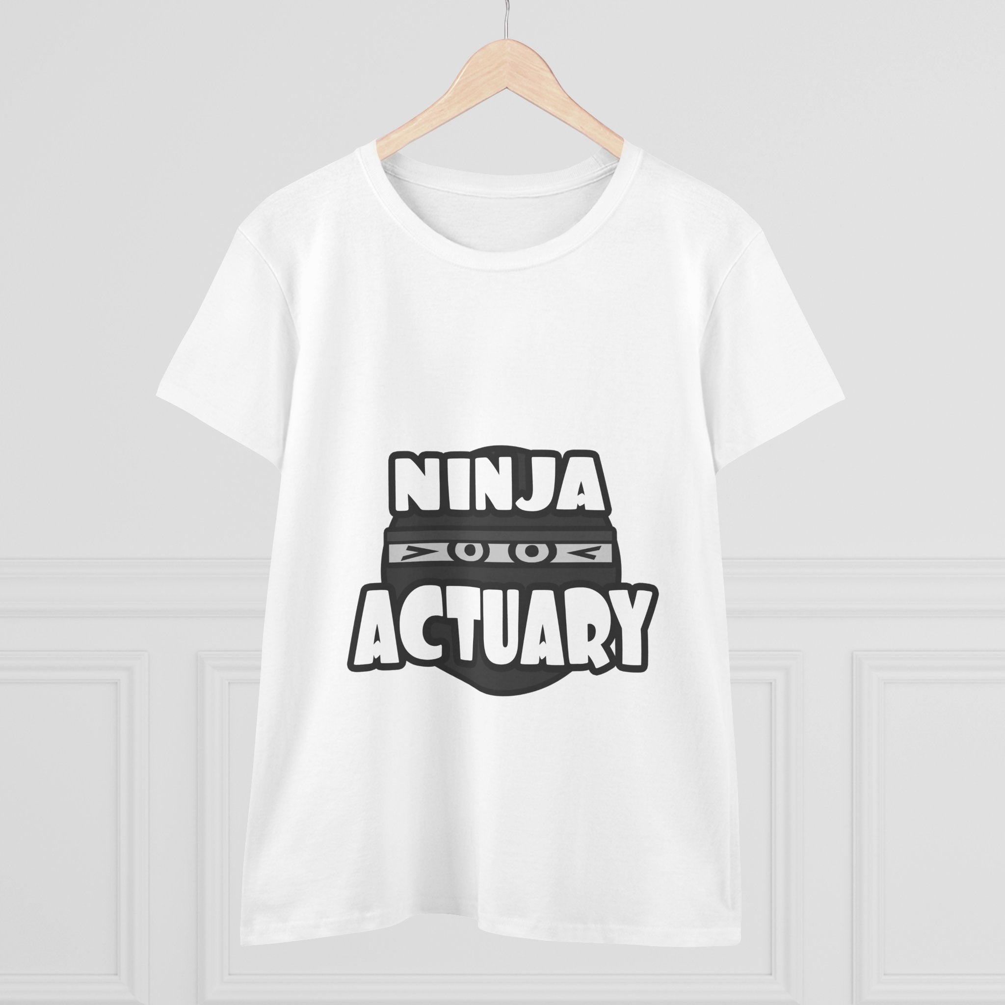 Ninja Actuary - Women's Midweight Cotton Tee