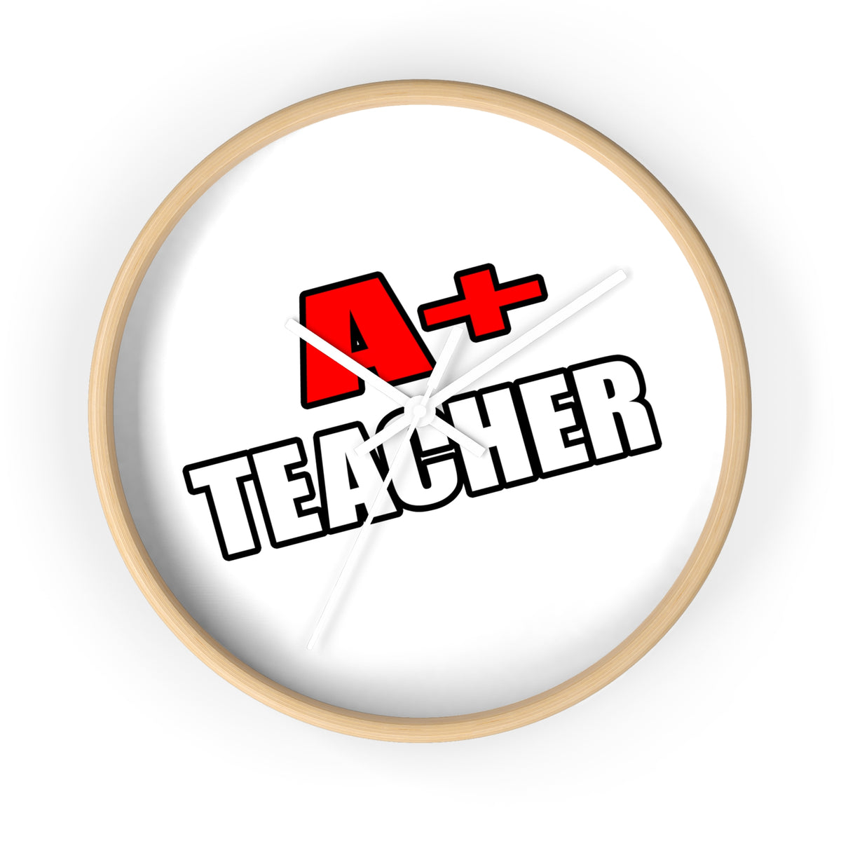 a plus teacher - Wall Clock