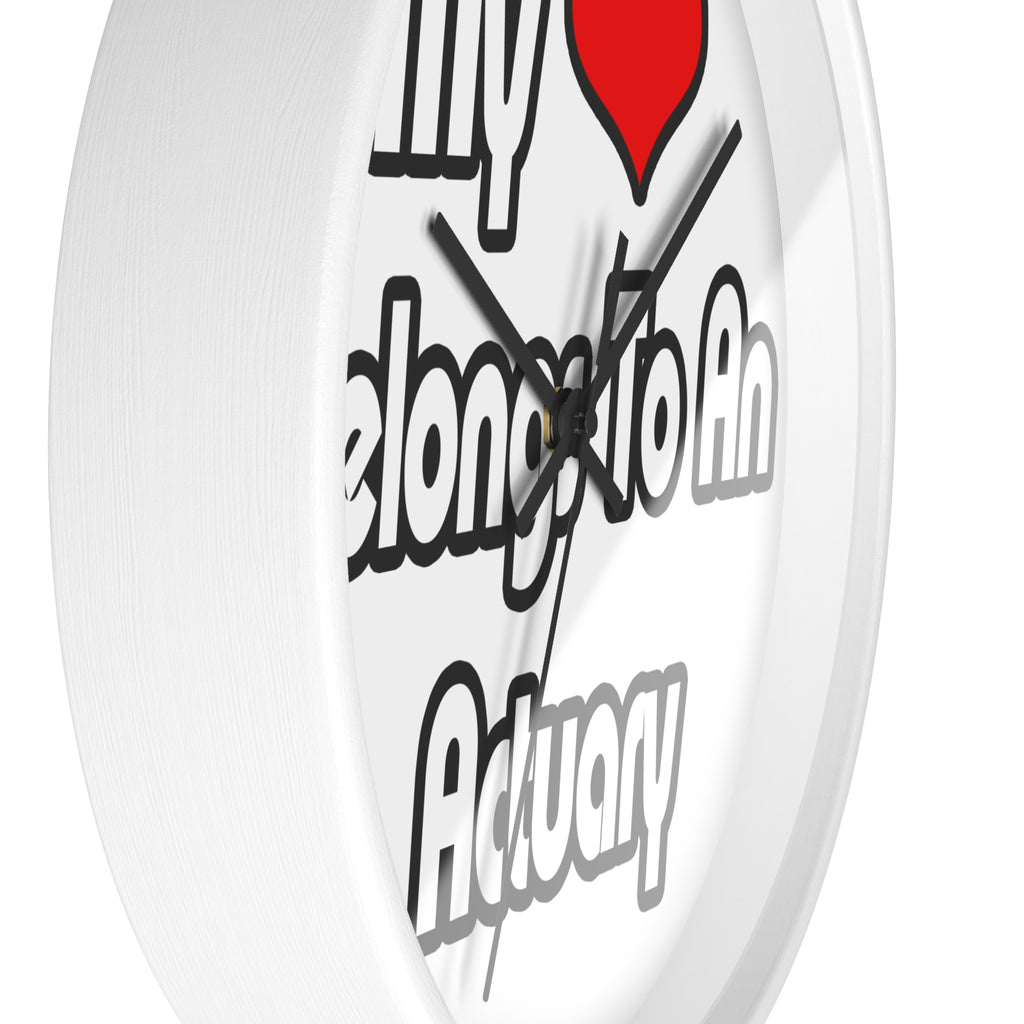 My Heart Belongs To An Actuary - Wall Clock
