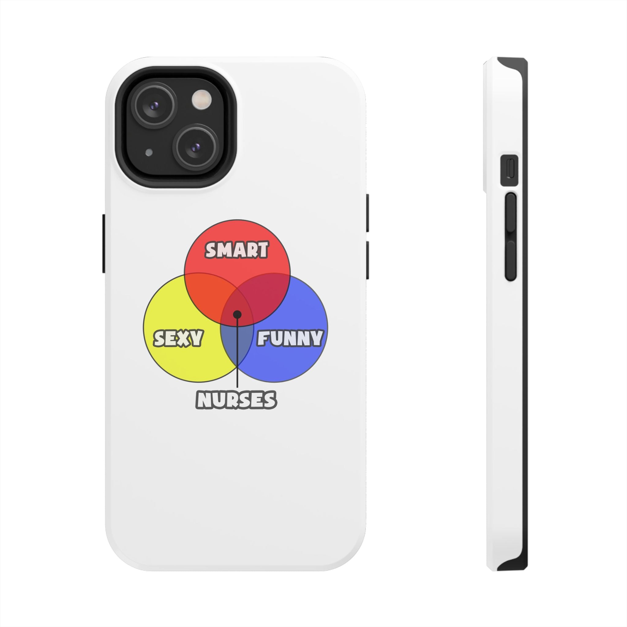 Venn Diagram .. Nurses - Tough Phone Cases