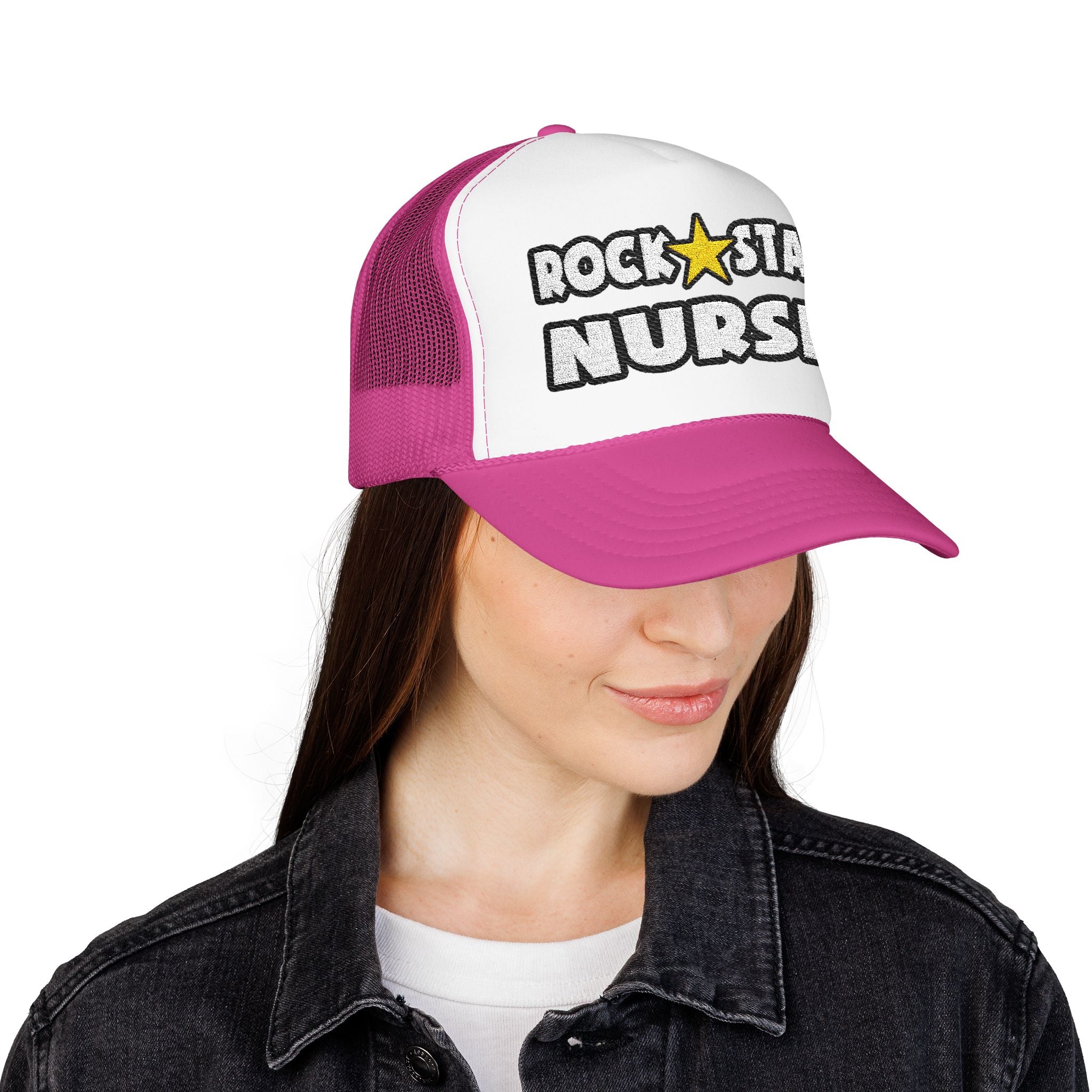Rock Star Nurse (2) - Foam Trucker Hat