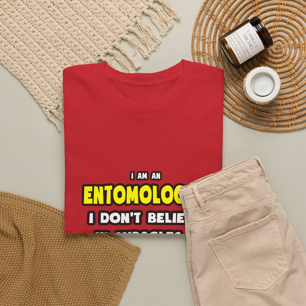 Miracles and Entomologists ... Funny - Unisex Heavy Cotton Tee