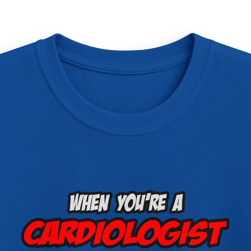 Cardiologist .. OMG WTF LOL - Kids Softstyle Tee