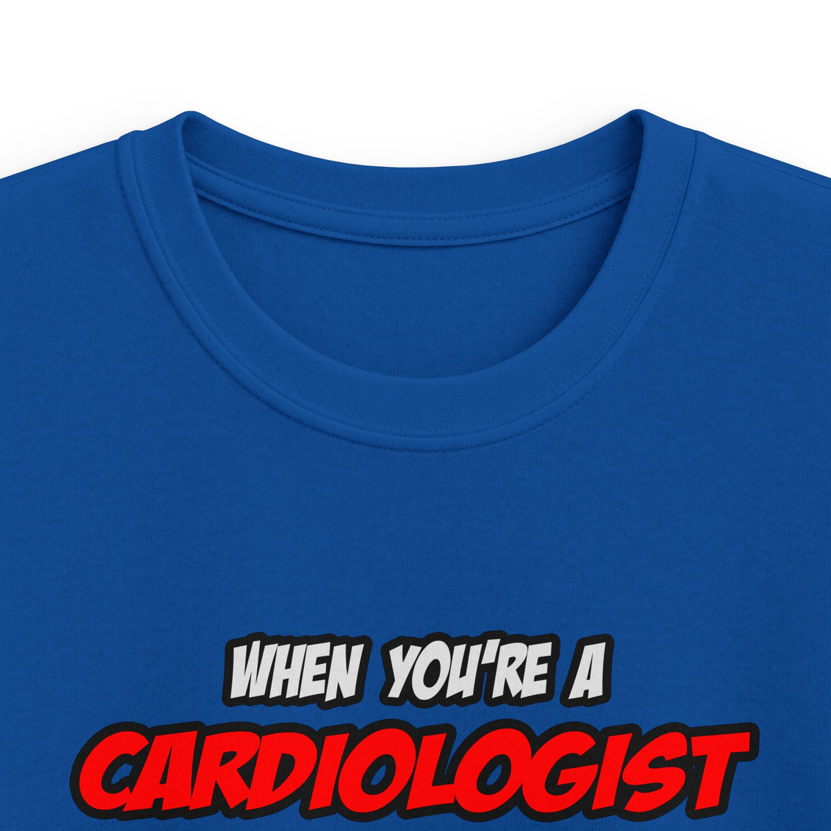 Cardiologist .. OMG WTF LOL - Kids Softstyle Tee