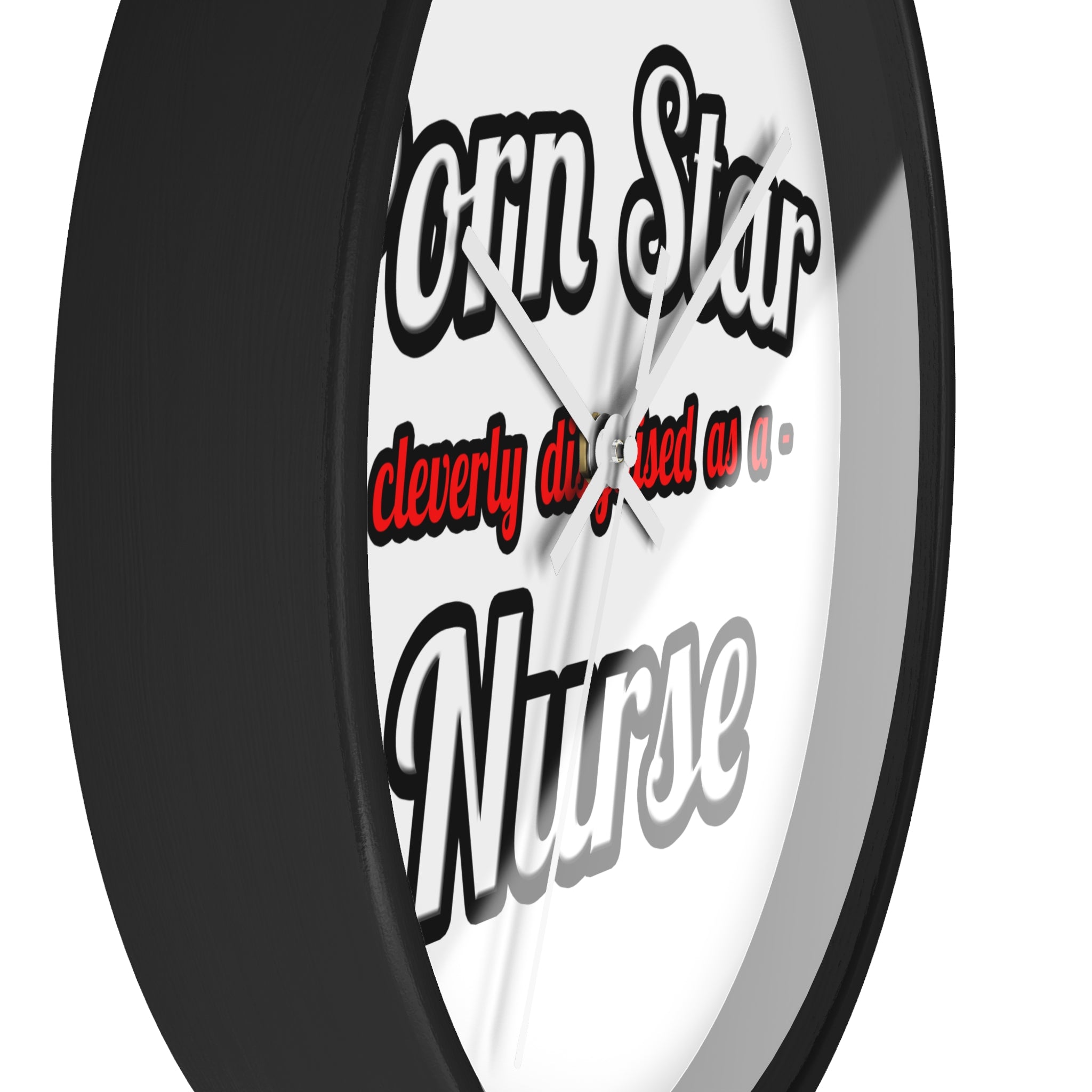 Porn Star...Nurse - Wall Clock