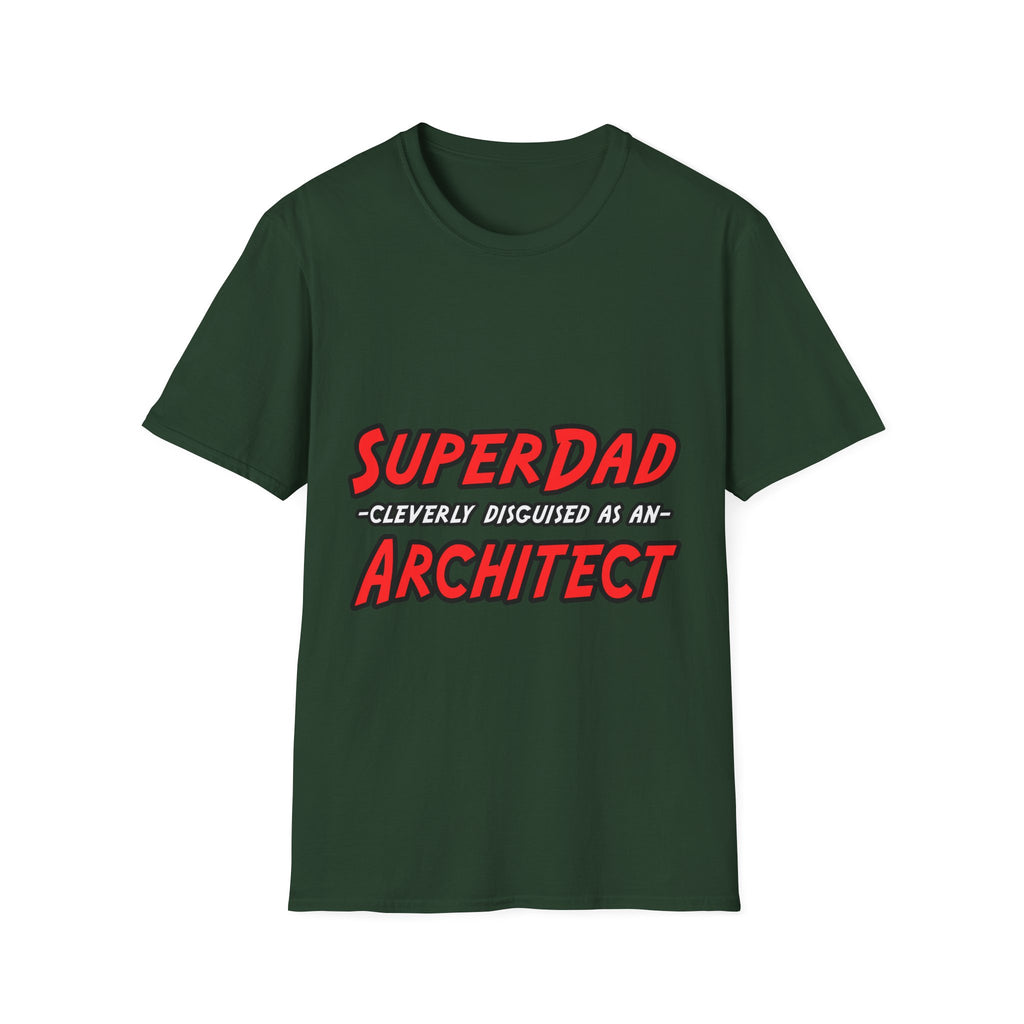 SuperDad...Architect - Unisex Softstyle T-Shirt