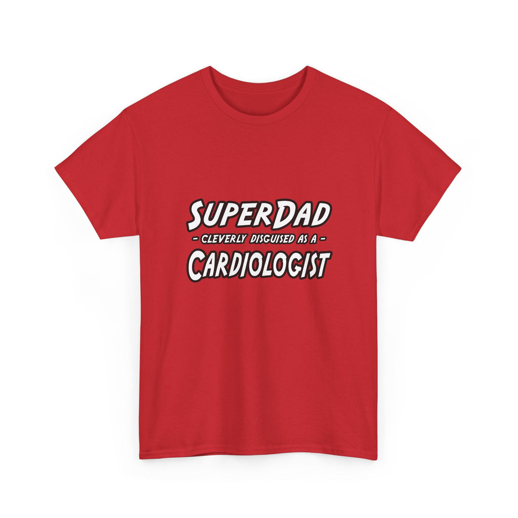 SuperDad...Cardiologist - Unisex Heavy Cotton Tee
