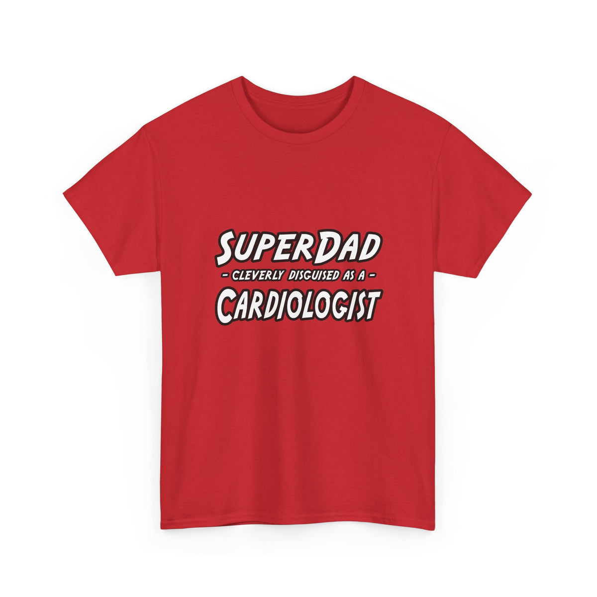 SuperDad...Cardiologist - Unisex Heavy Cotton Tee