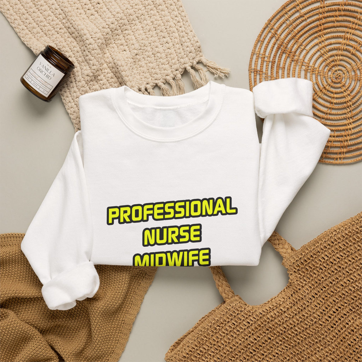 Professional Nurse Midwife .. Joke - Unisex Heavy Blend™ Crewneck Sweatshirt