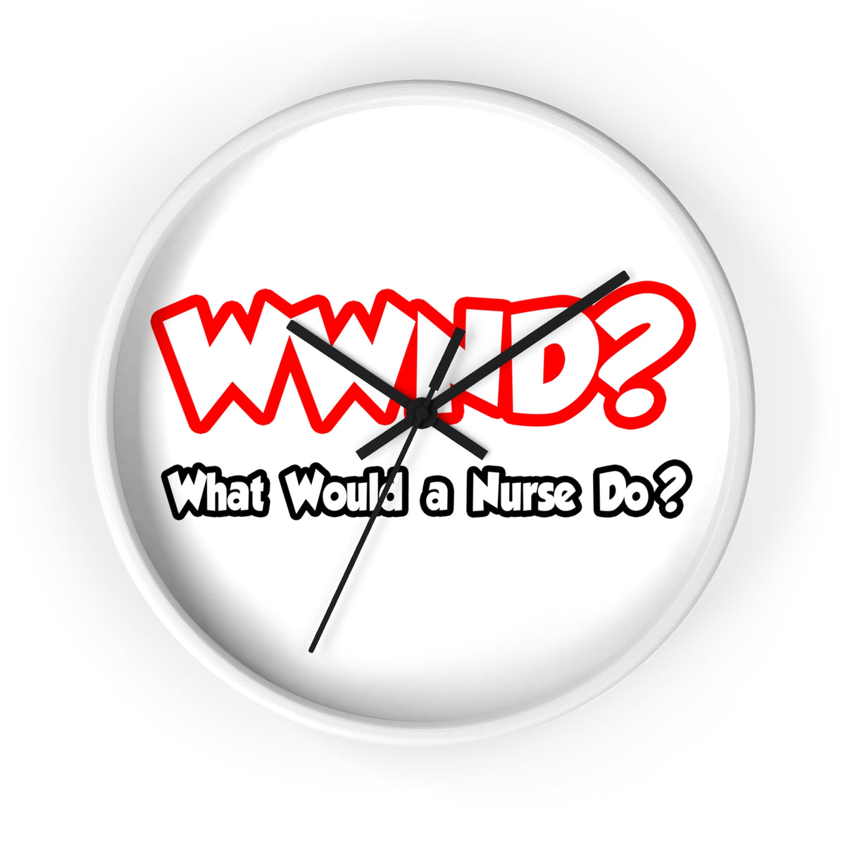 WWND...What Would a Nurse Do - Wall Clock