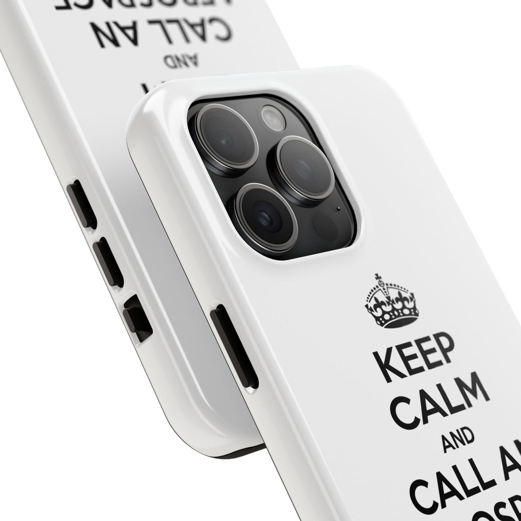 Keep Calm and Call an Aerospace Engineer - Tough Phone Cases