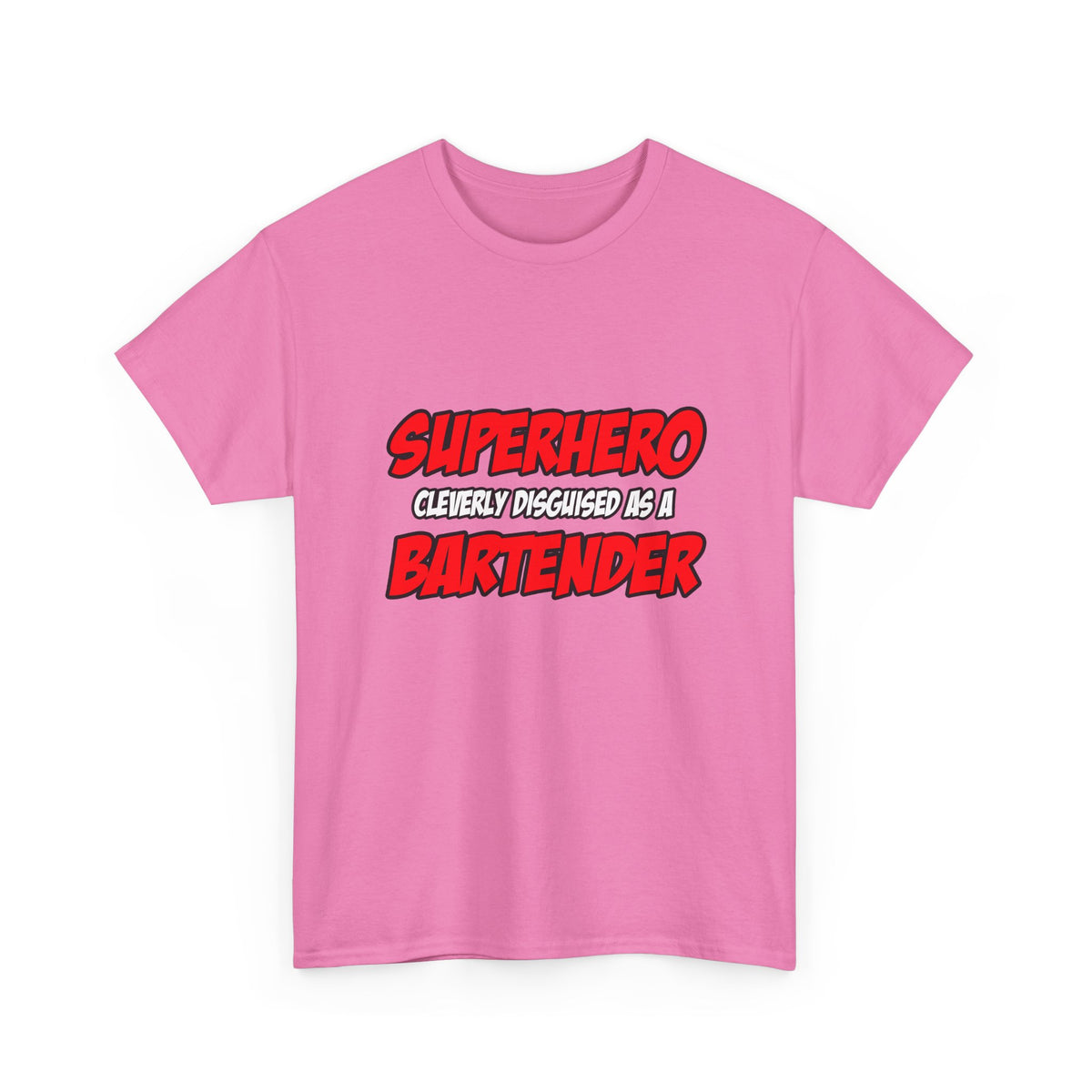 Superhero...Bartender - Unisex Heavy Cotton Tee