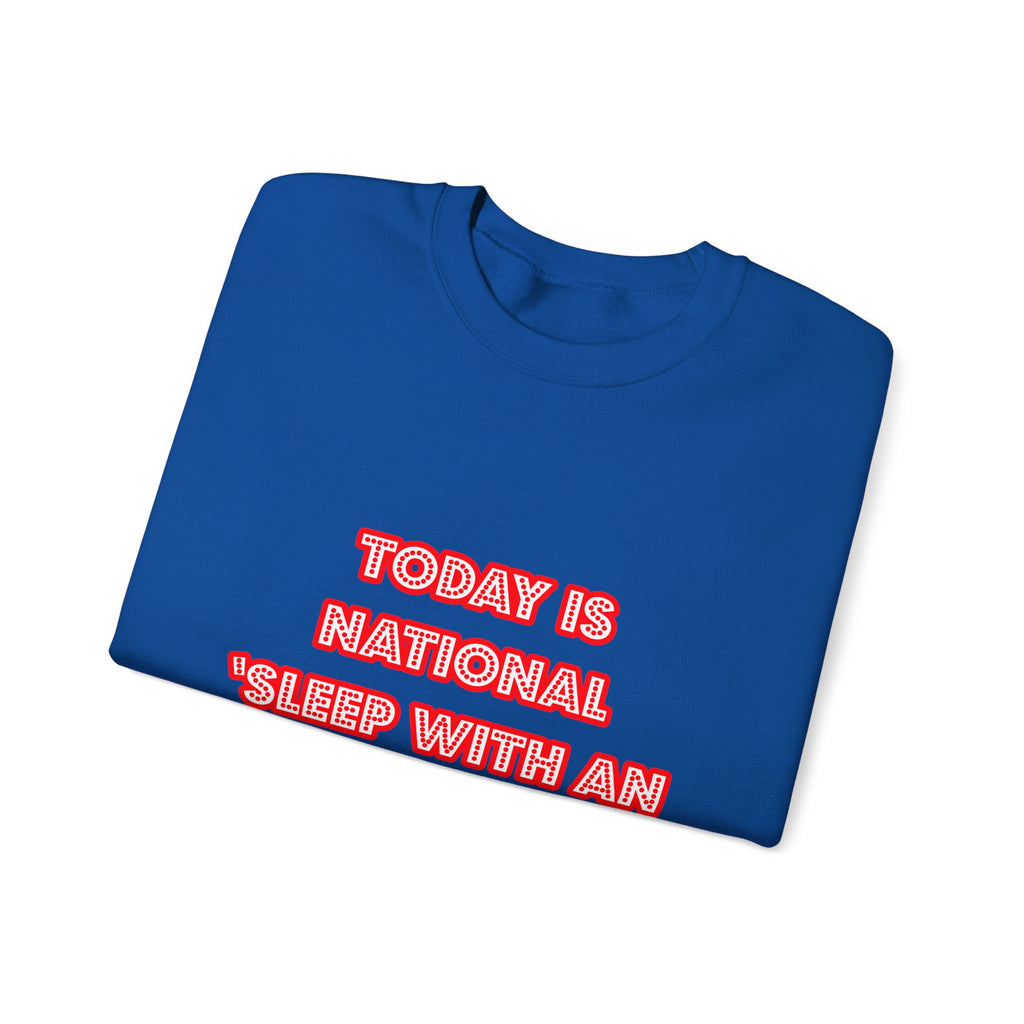 National 'Sleep With an Engineer' Day - Unisex Heavy Blend™ Crewneck Sweatshirt