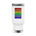Rainbow Dietitian - Stainless Steel Travel Mug with Handle, 14oz
