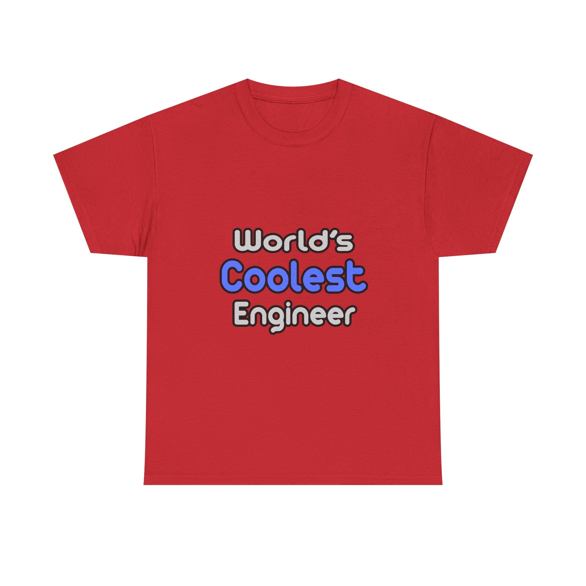 World's Coolest Engineer - Unisex Heavy Cotton Tee