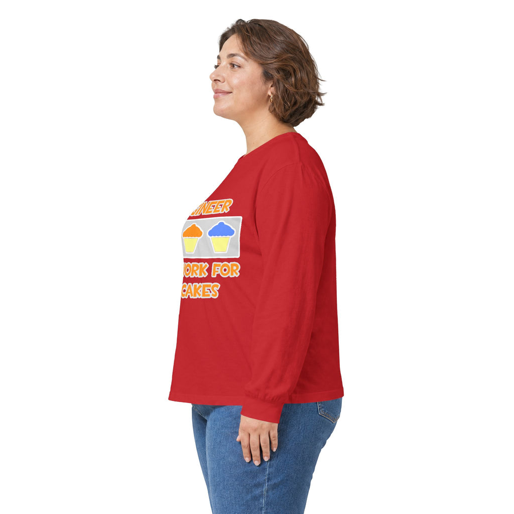 Engineer ... Will Work For Cupcakes - Unisex Ultra Cotton Long Sleeve Tee