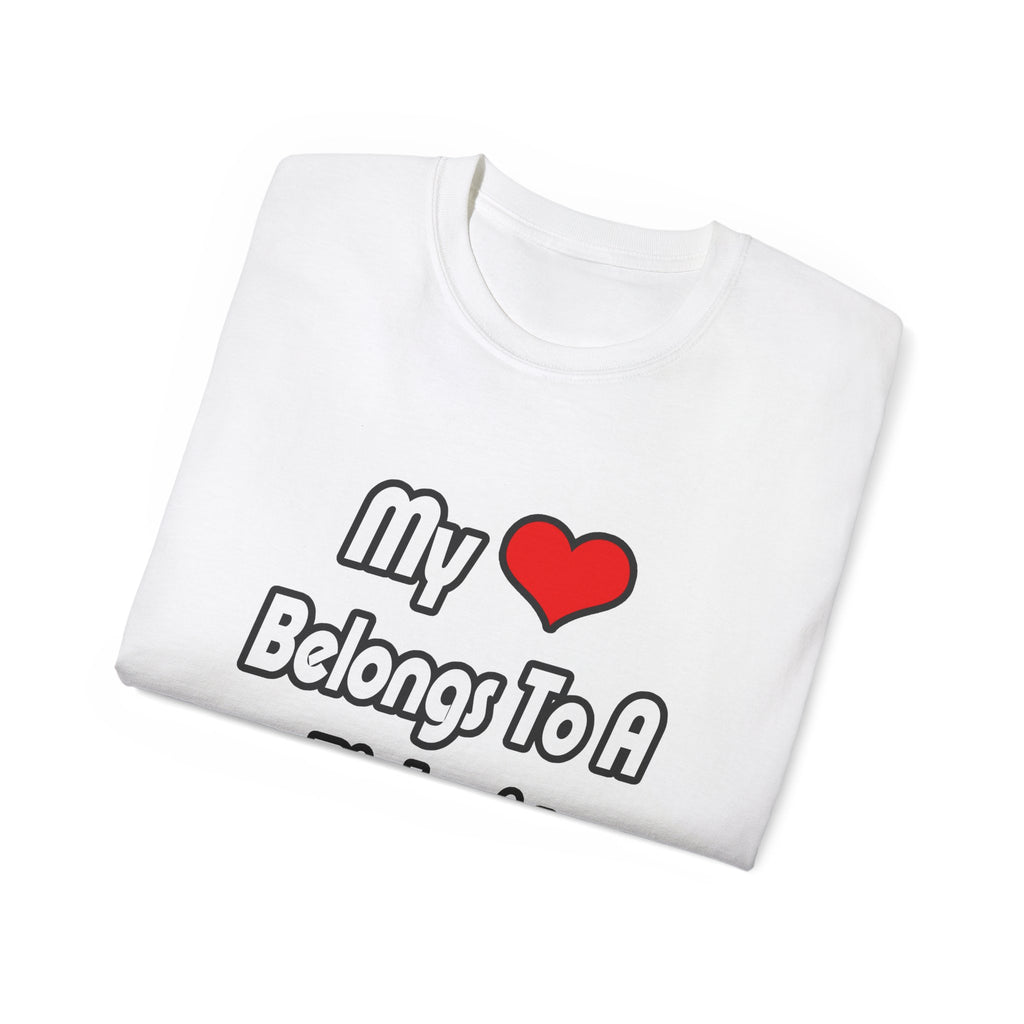 My Heart Belongs To A Biologist - Unisex Ultra Cotton Tee