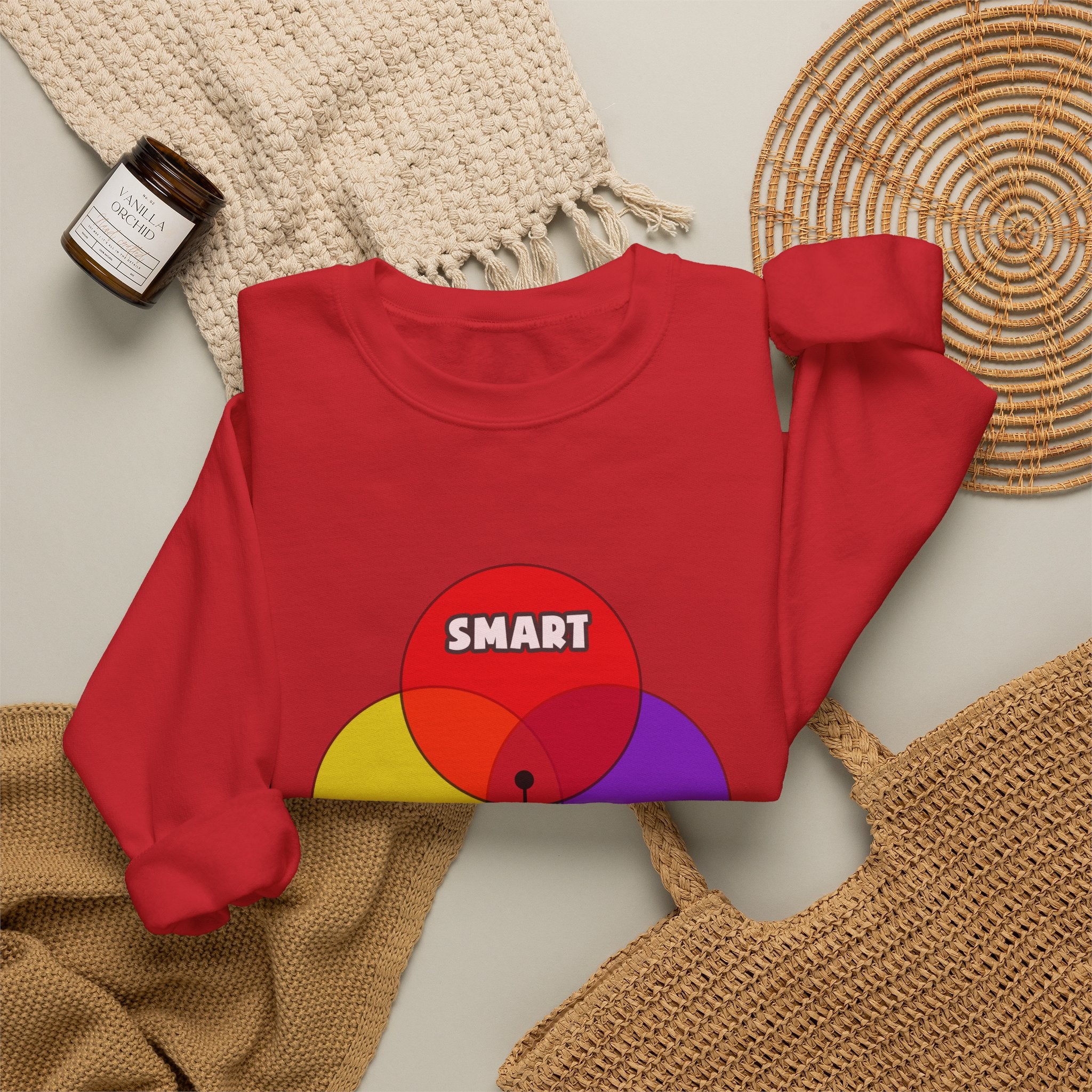 Venn Diagram .. Astronomers - Unisex Heavy Blend™ Crewneck Sweatshirt